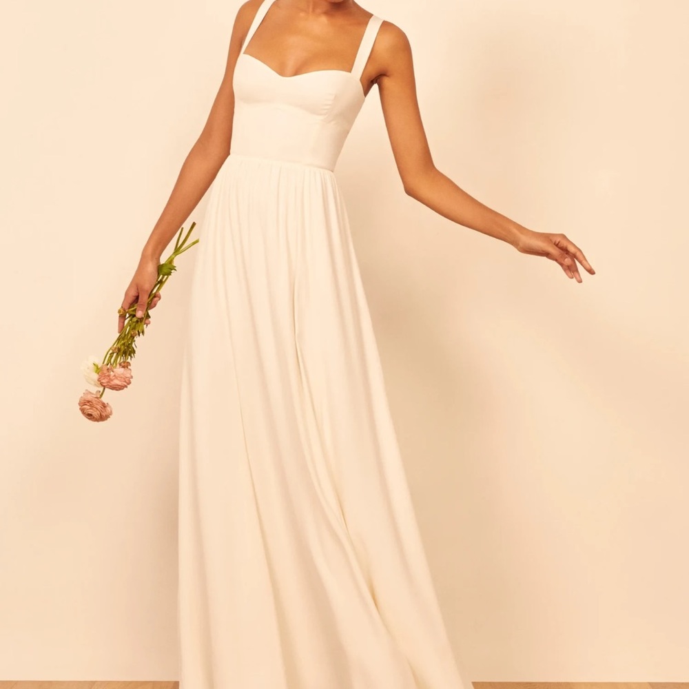 Reformation white dress